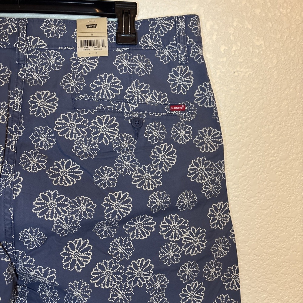 Levis Chino‎ Shorts Mens 36 Floral Lightweight 100 % Cotton - Picture 16 of 16